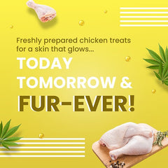 Bark Out Loud Skin & Coat Hemp Chew Stix for Dogs and Cats