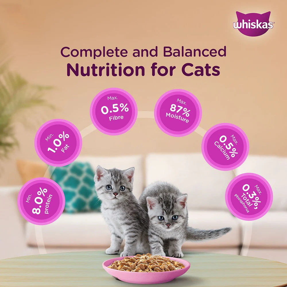 Whiskas Tasty Mix Chicken Tuna with Sweet Potato Kitten Cat Wet Food