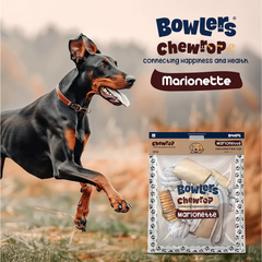 Bowlers Chewrope Marionette Rope Chew Functional Dog Treat Toy