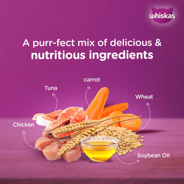 Whiskas Tasty Mix Seafood Cocktail Carrot Gravy Kitten Cat Wet Food