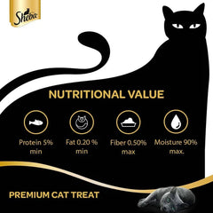 Sheba Tuna Flavor and Tuna & Prawn Maguro and Sheba Chicken & Chicken Whitefish Sasami Melty Premium Treats for Cats Combo