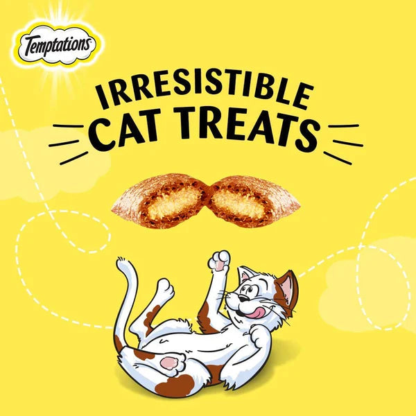 Temptations Savoury Salmon, Tasty Chicken and Tempting Tuna Flavour Cat Treats Combo
