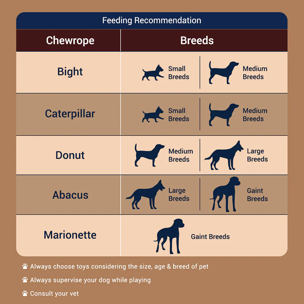 Bowlers Chewrope Bight Functional Dog Treat Toy