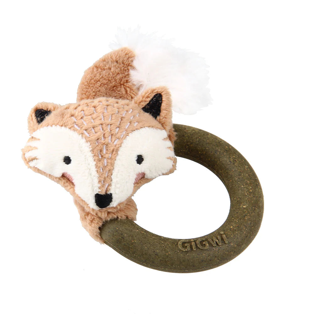GiGwi Catch and Scratch Eco Line Fox Toy for Cats