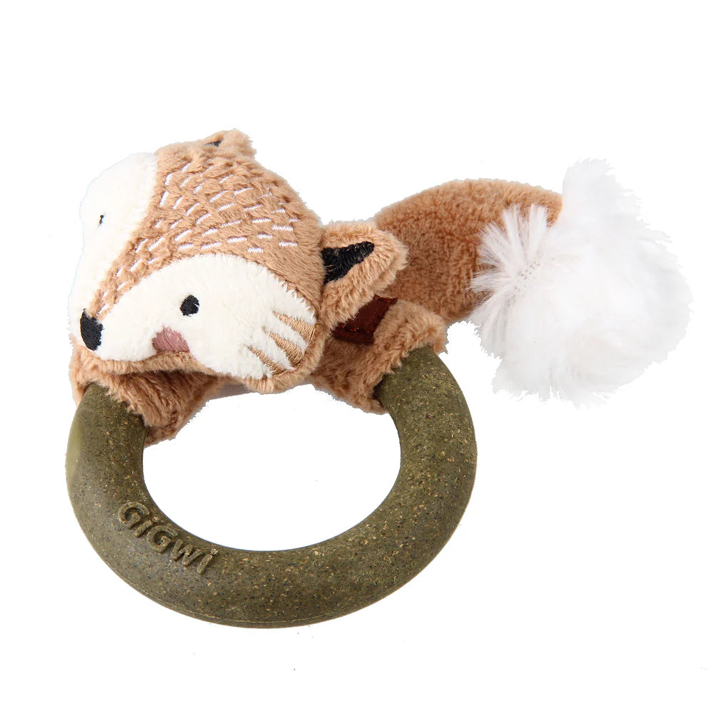 GiGwi Catch and Scratch Eco Line Fox Toy for Cats