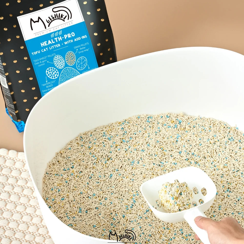 Gishiki Health Pro Premium Tofu Unscented Cat Litter with Add Ins