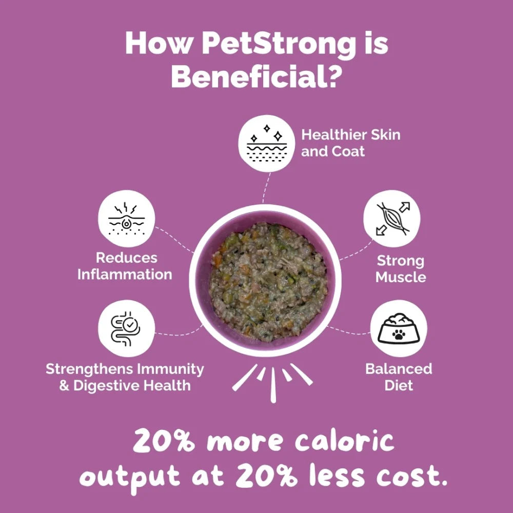 PetStrong Chicken and Rice Fresh Food for Dogs