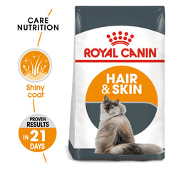 Royal Canin Hair & Skin Care and Hairball Care Adult Cat Dry Food Combo