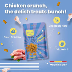 Bark Out Loud by Vivaldis Hairball Control and Sensitive Gut Pillow Cat Treats Combo