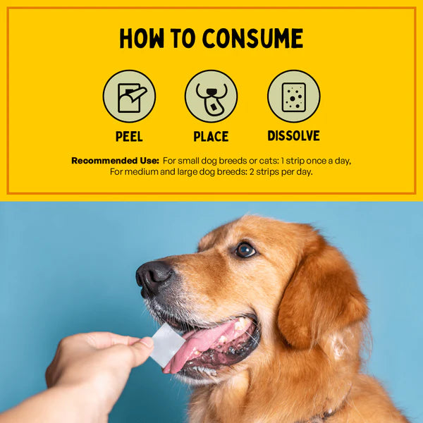 Furlicks Gut Health Supplement and Himalaya Himpyrin Anti Inflammatory & Pain Relief Drops Combo for Dogs and Cats