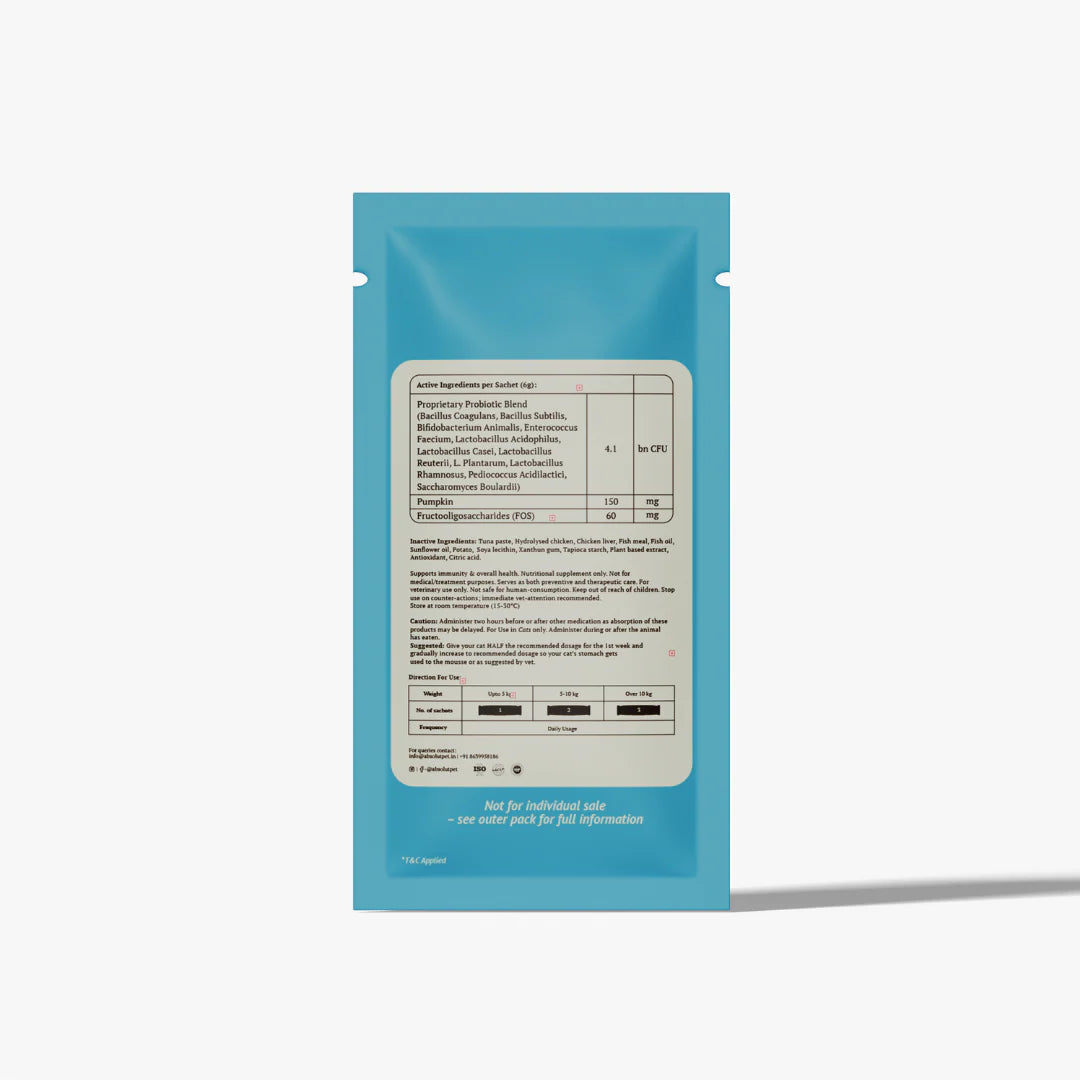 Absolut Pet Probiotics Gut Health Creamy Supplements for Cats