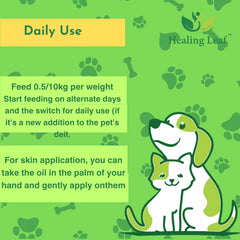 Healing Leaf Hemp Oil for Dogs and Cats