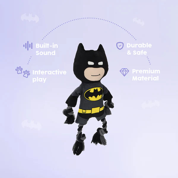 Warner Bros Batman Plush Toy for Dogs and Cats