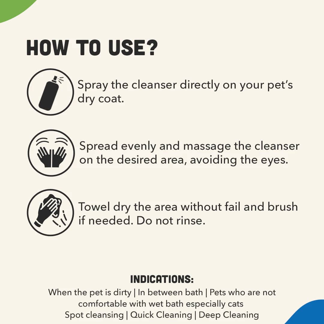 Natural Remedies Natgut Digestive Tablets & Fresh Me Up Bloom Dry Shampoo Dogs & Cats Combo