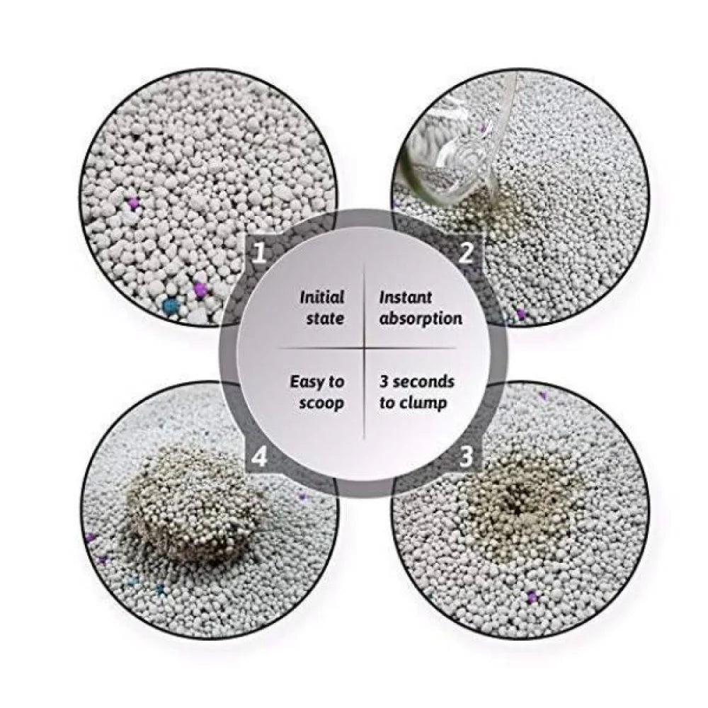 Pet Pattern Natural Clay Scented Quick Clumping Cat Litter