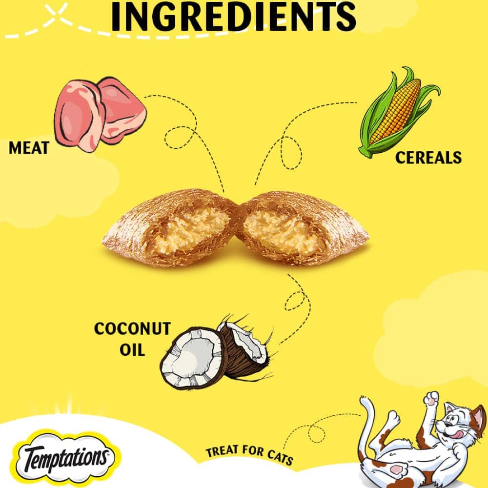 Temptations Tempting Tuna and Seafood Medley Flavour Cat Treats Combo