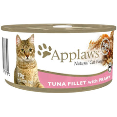 Applaws Tuna Fillet and Prawns Tinned Cat Wet Food (70g)