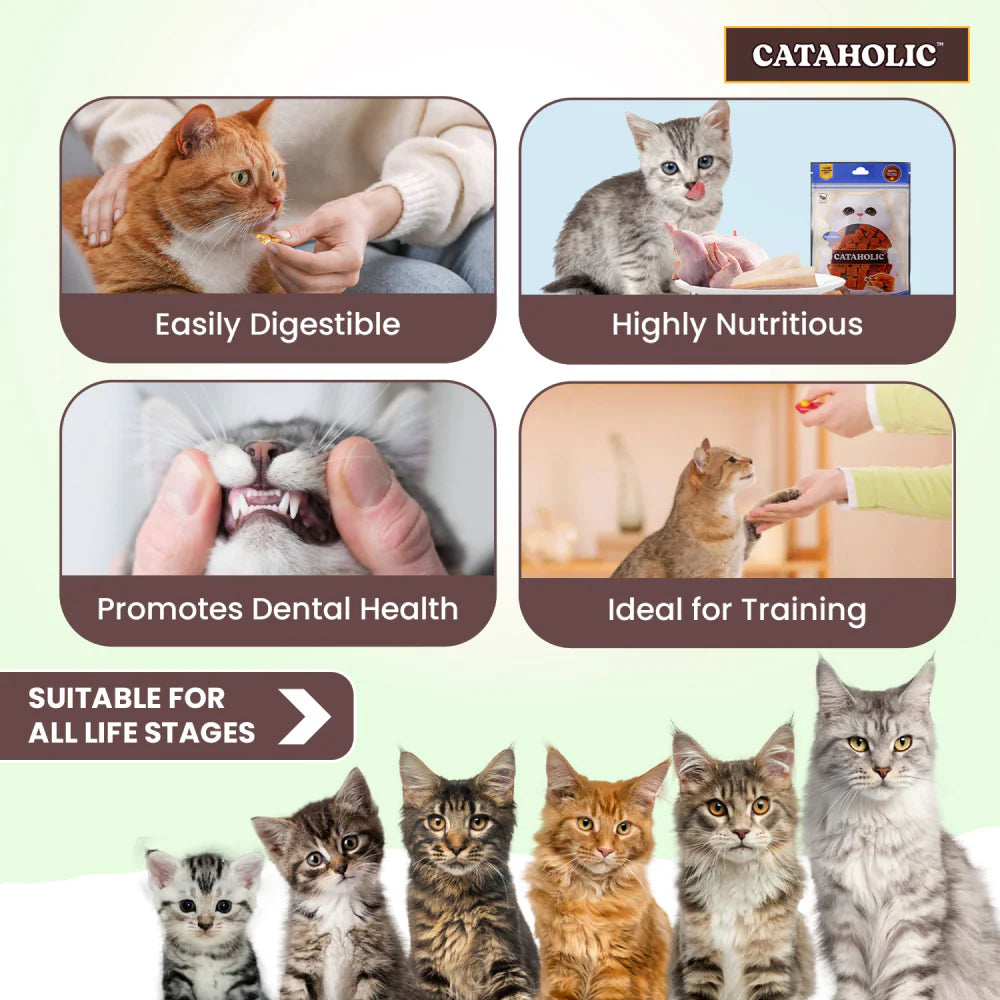 Cataholic Chicken and Codfish Cube Cat Treats