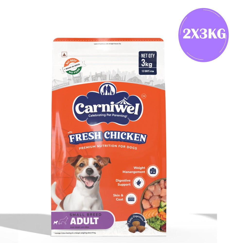 Carniwel Fresh Chicken Kibble Small Breed Adult Dog Dry Food