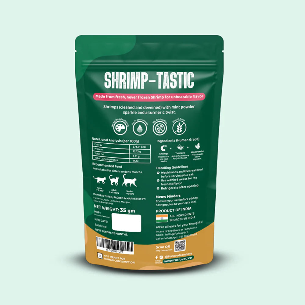 FurLoved Shrimp Tastic Cat Treats