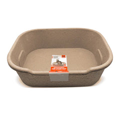 Barkbutler x Fofos Disposable Litter Box for Cats (Beige)