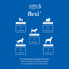 Venttura Flexi Plus Hip and Joint Chewable Tablets for Dogs