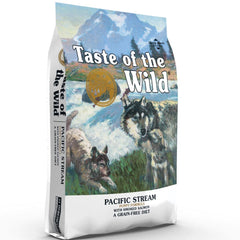Taste of the Wild Pacific Stream Smoked Salmon Puppy Dog Dry Food | Grain Free Formula
