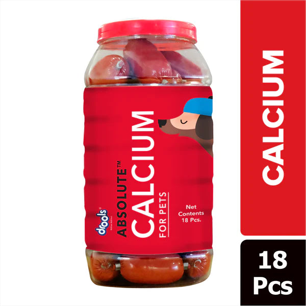 Drools Absolute Calcium Sausage Supplement for Dogs