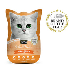 Kit Cat Kitten Chicken, Classic Tuna and Tuna & Salmon Fish Cat Wet Food Combo