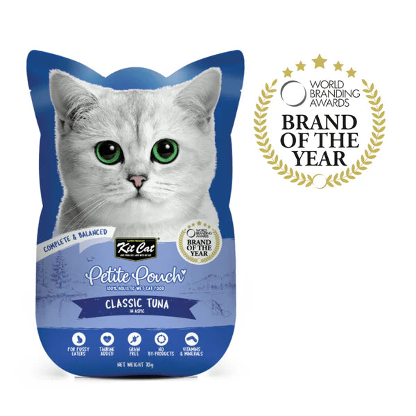 Kit Cat Chicken & Tuna, Chicken & Salmon and Classic Tuna Cat Wet Food Combo