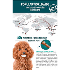 Gnawlers Digest Plus Prebiotics More Dental Chew Bone for Dogs