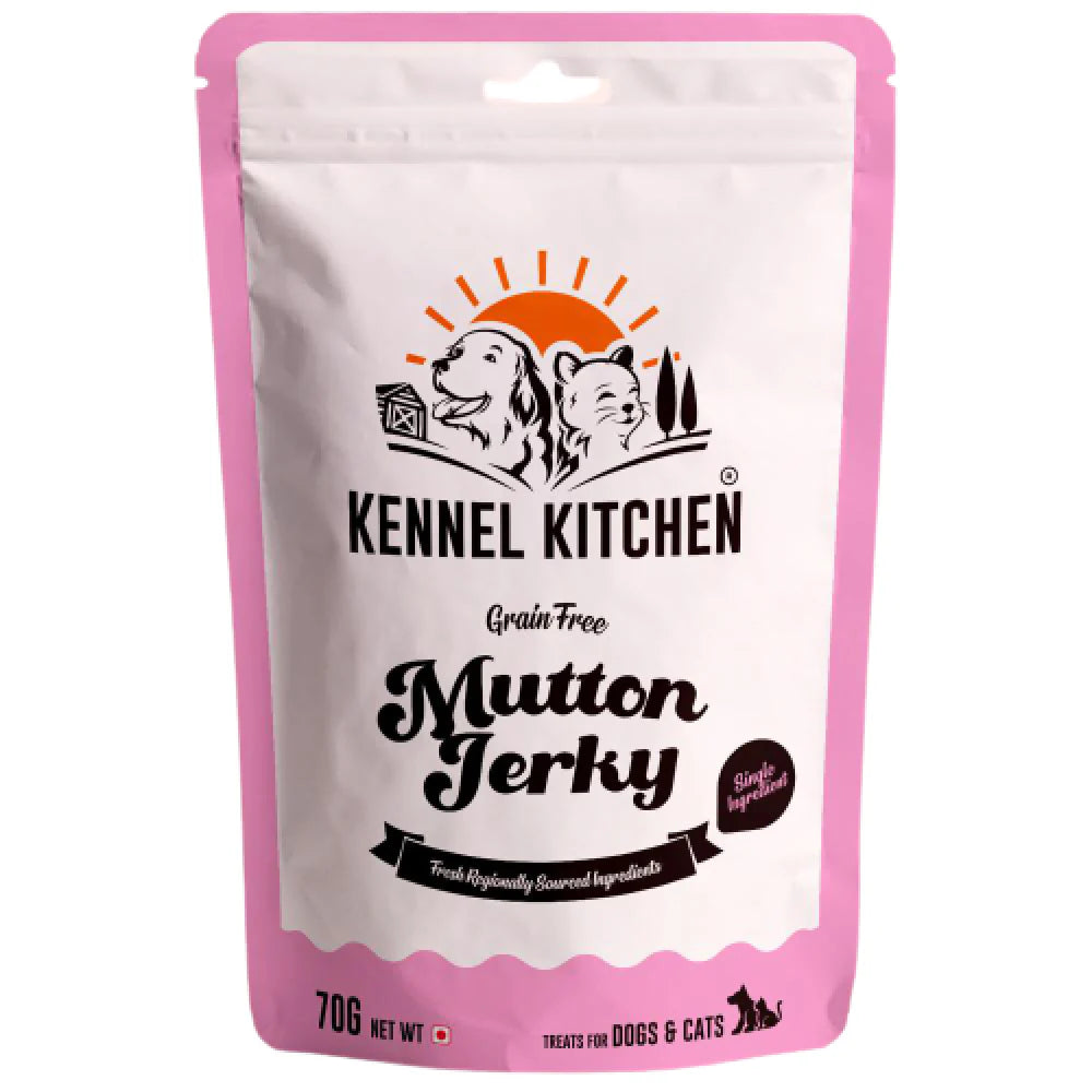 Kennel Kitchen Air Dried Mutton Jerky Dog and Cat Treats