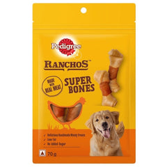 Pedigree Ranchos Super Bones Chicken & Milk Dog Treats