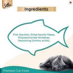 Sheba Fish with Sasami & Fish with Dry Bonito Flake Cat Wet Food Combo