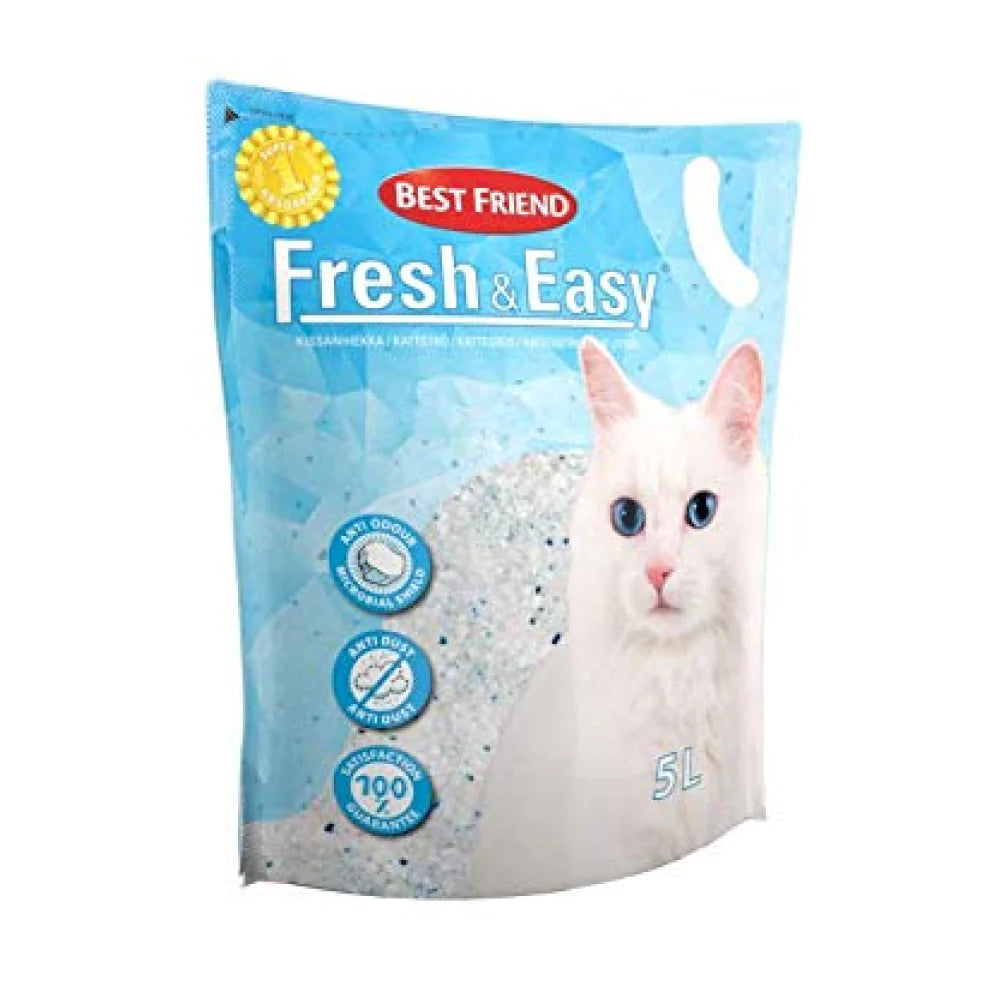 Petcrux Best Friend Unscented Fresh & Easy Silica Cat Litter