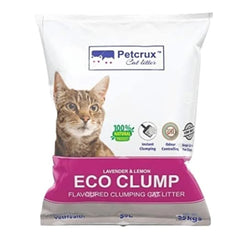 Petcrux Lavender & Lemon Scented Eco Clumping Cat Litter