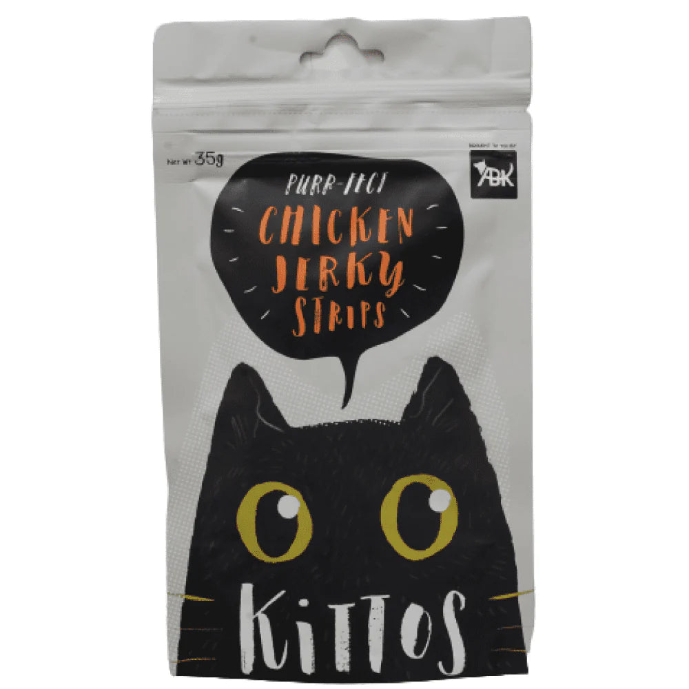 Kittos Purr Fect Sunfish Chicken and Twirls and Chicken Jerky Strips Cat Treats Combo
