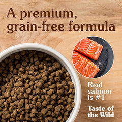Taste of the Wild Pacific Stream Smoked Salmon Puppy Dog Dry Food | Grain Free Formula