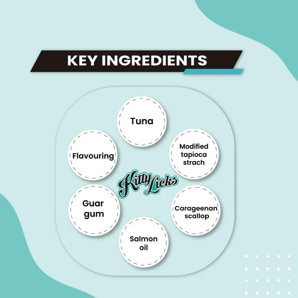 Kitty Licks Tuna and Tuna Salmon Cat Treats Combo