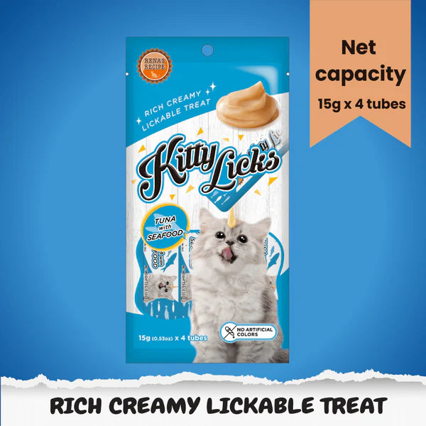 Kitty Licks Tuna Seafood Cat Treats