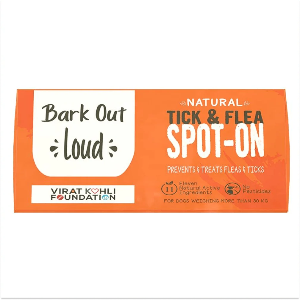 Bark Out Loud Natural Tick & Fleas Spot On Solution for Dogs and Cats