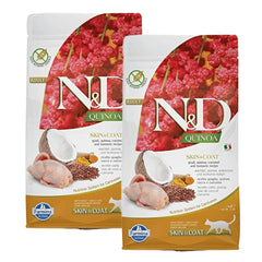 Farmina N&D Quinoa Quail Coconut & Turmeric Skin & Coat Grain Free Adult Cat Dry Food