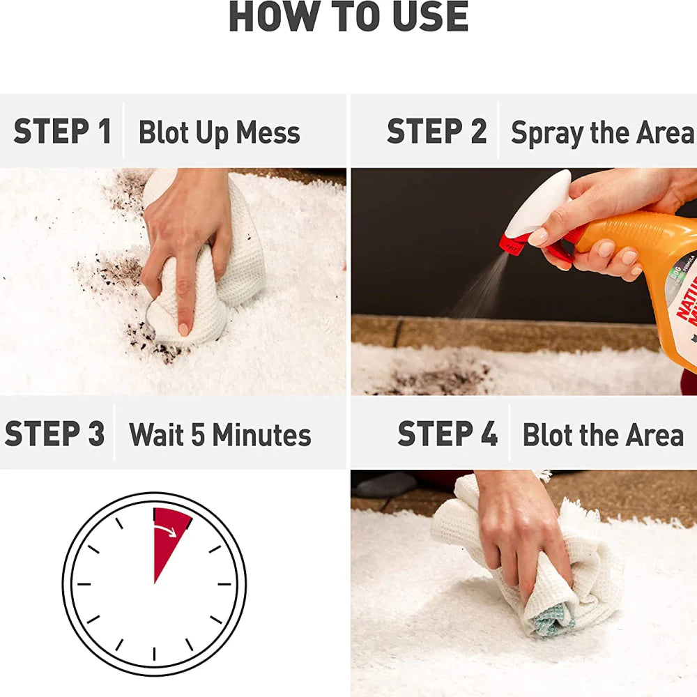 Nature’s Miracle Orange Oxy Stain and Odor Remover for Cats