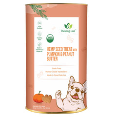 Healing Leaf Hemp Pumpkin Dog Treats