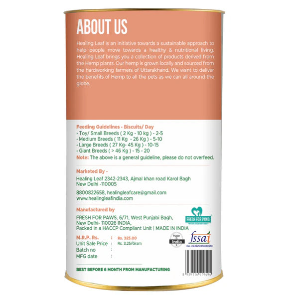 Healing Leaf Hemp Pumpkin Treats and Peanut Butter for Dogs Combo