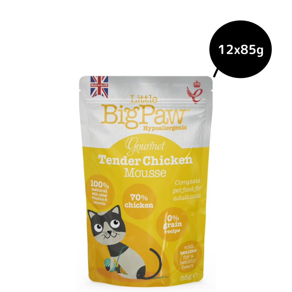 Little Big Paw Tender Chicken Mousse Cat Wet Food