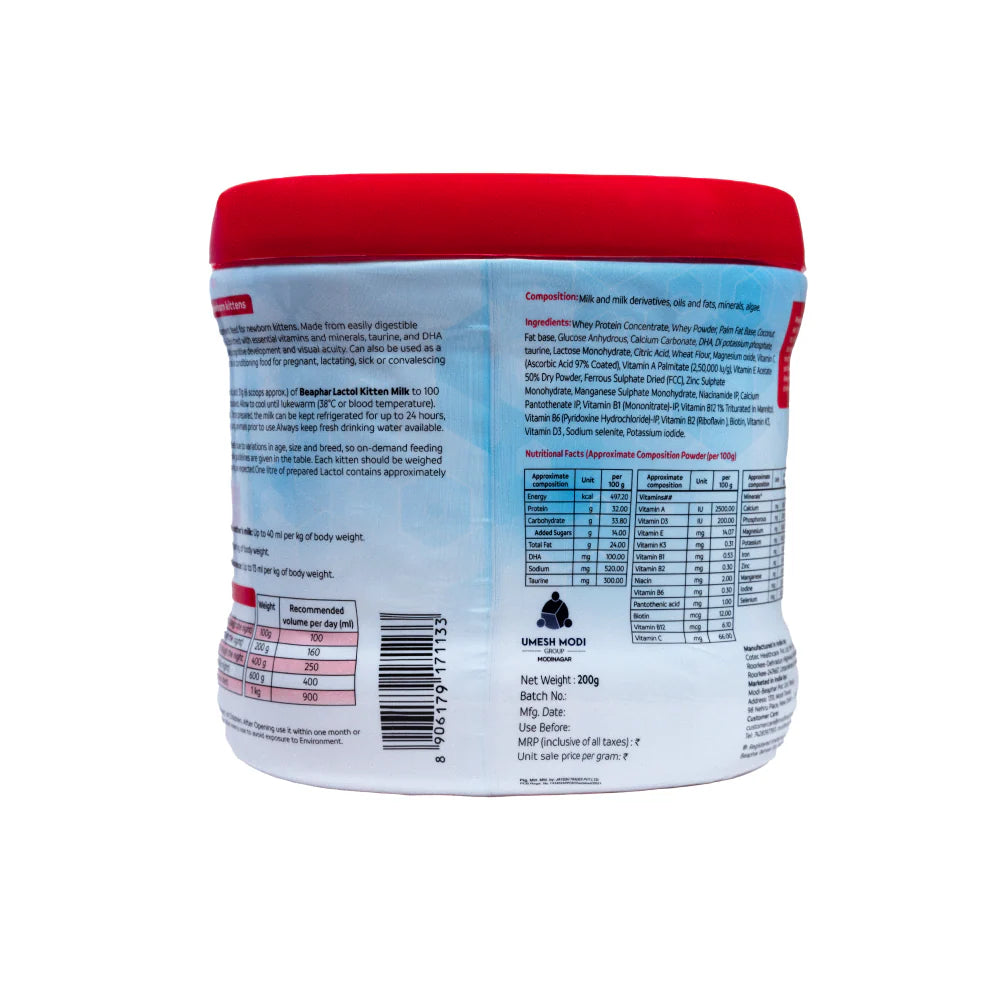 Beaphar Lactol Milk Replacement Powder for Kitten