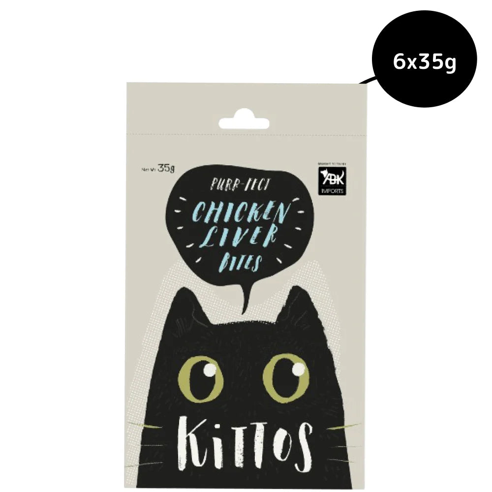 Kittos Purr Fect Chicken Liver Bites Cat Treat