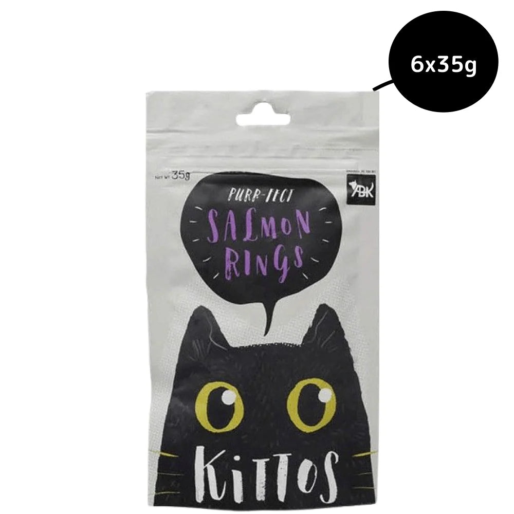 Kittos Purr Fect Salmon Rings Cat Treats