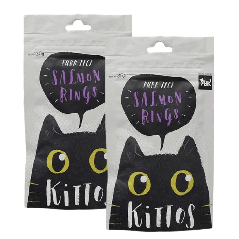 Kittos Purr Fect Salmon Rings Cat Treats